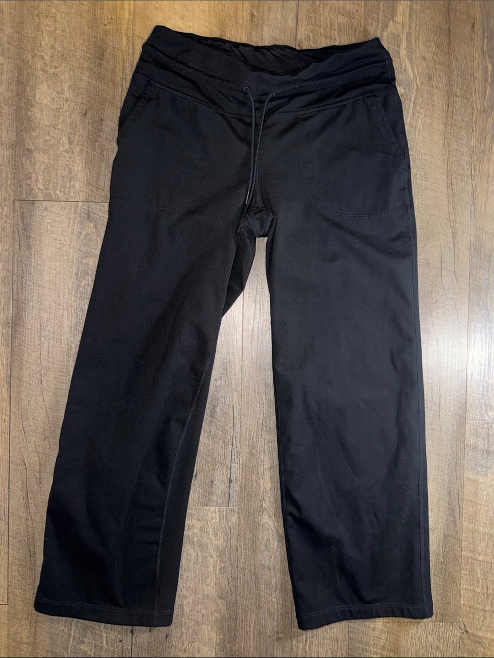 Mondetta Black Women's Drawstring Track Pants